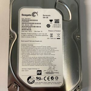 1BD142-303 - Seagate 500GB 7200 RPM SATA 3.5" HDD