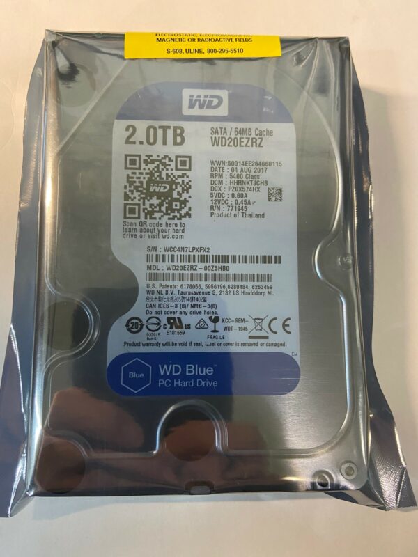 WD20EZRZ-00Z5HB0 - Western Digital 2TB 5400 RPM SATA 3.5" HDD