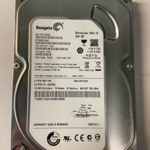 16-200062 - Lenovo 250GB 7200 RPM SATA 3.5" HDD