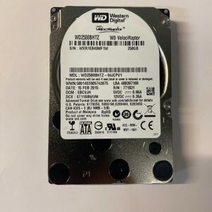 WD2500BHTZ - Western Digital 250GB 10K RPM SATA 2.5" HDD new with 0 power on hours.