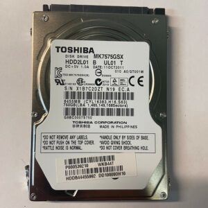 MK7575GSX - Toshiba 750GB 5400 RPM SATA 2.5" HDD MK7575GSX - Toshiba 750GB 5400 RPM SATA 2.5" HDD