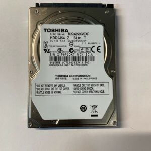 HDD2J54 - Toshiba 320GB 5401 RPM SATA 2.5" HDD