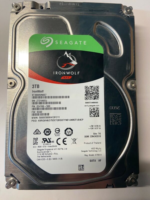 ST3000VN007 - Seagate 3TB 7200 RPM SATA 3.5" HDD