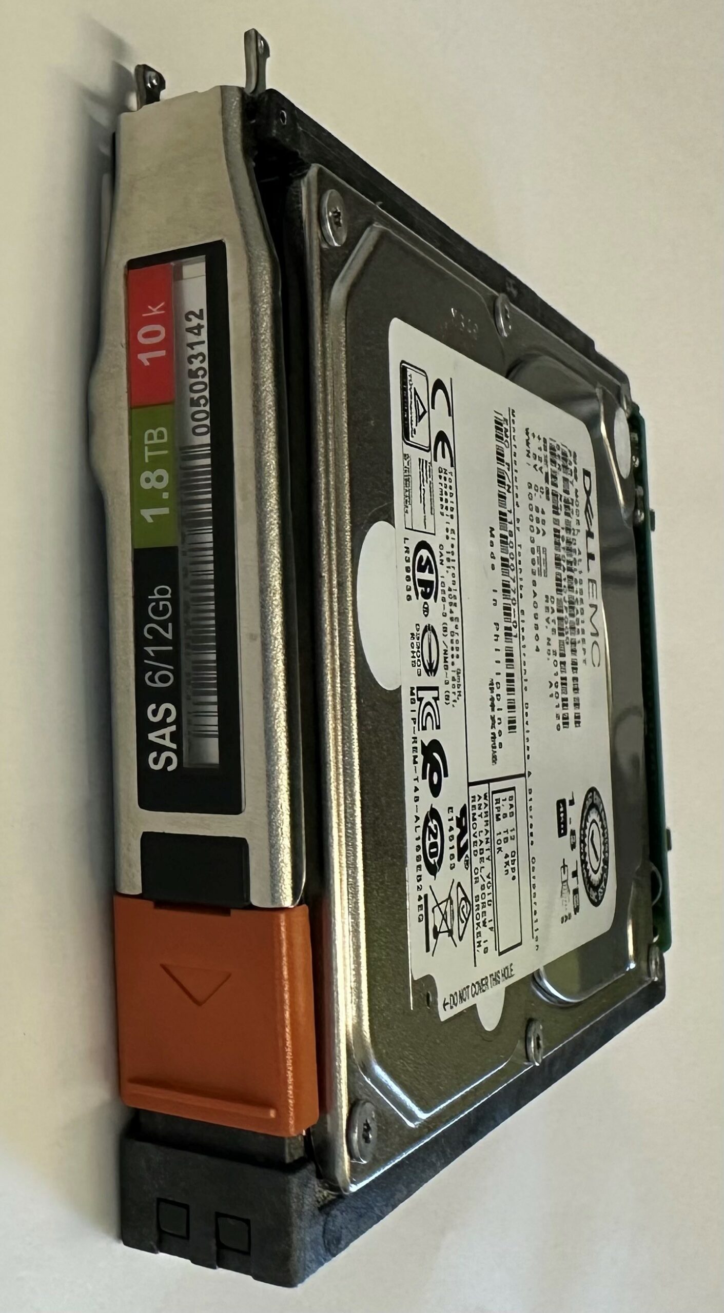 005053142 - EMC 1.8TB 10K RPM SAS 2.5" HDD for Unity 300, 400, 500, and 600 series 25 slot enclosures 005053142 - EMC 1.8TB 10K RPM SAS 2.5" HDD for Unity 300, 400, 500, and 600 series 25 slot enclosures