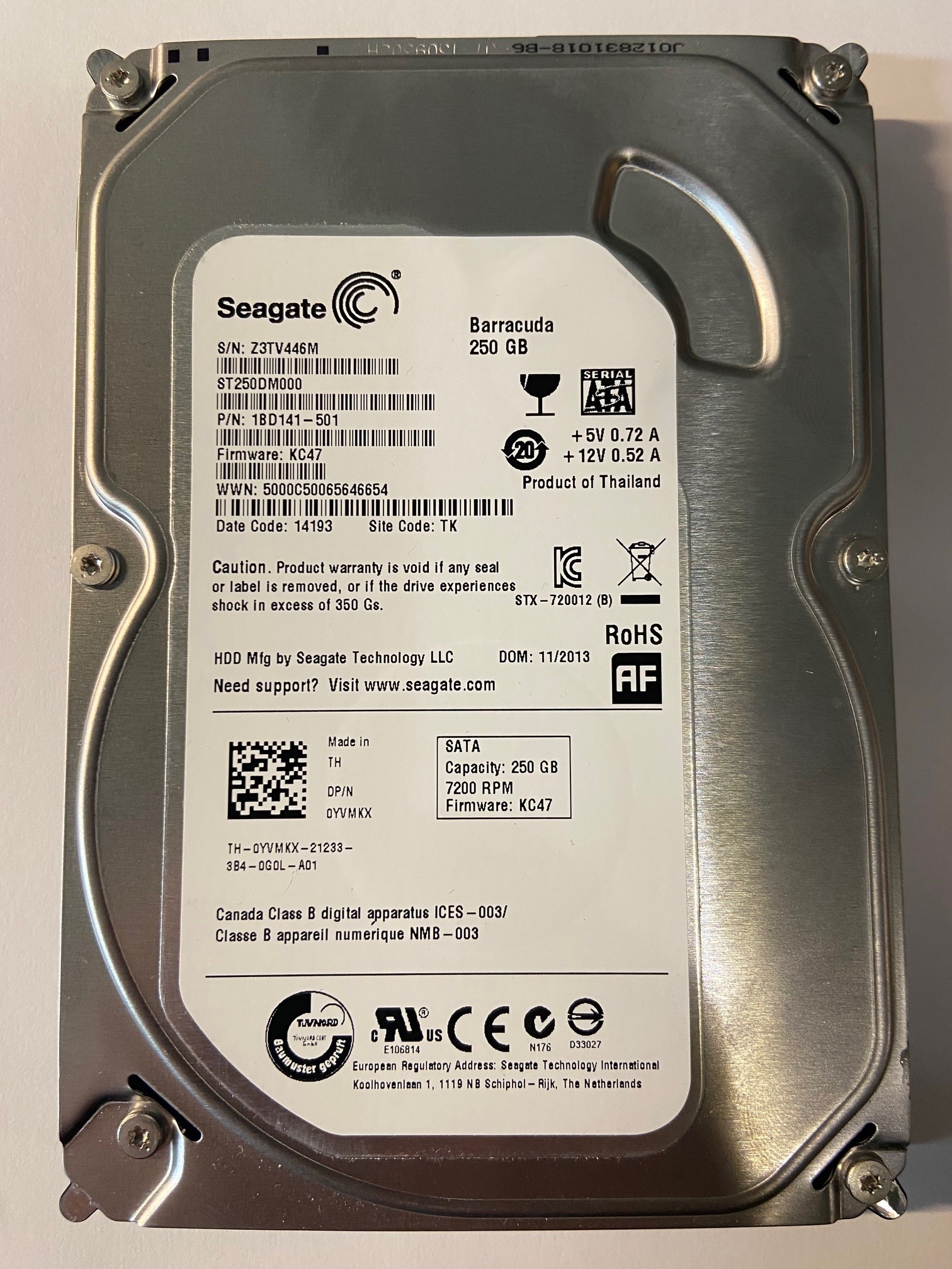 WD1200JS-00NCB1 - Western Digital 120GB 7200RPM SATA 3.5" HDD WD1200JS-00NCB1 - Western Digital 120GB 7200RPM SATA 3.5" HDD